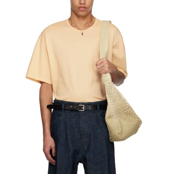 BNWT SS25 LEMAIRE RELAXED TSHIRT ICE APRICOT XL - Picture 10 of 13